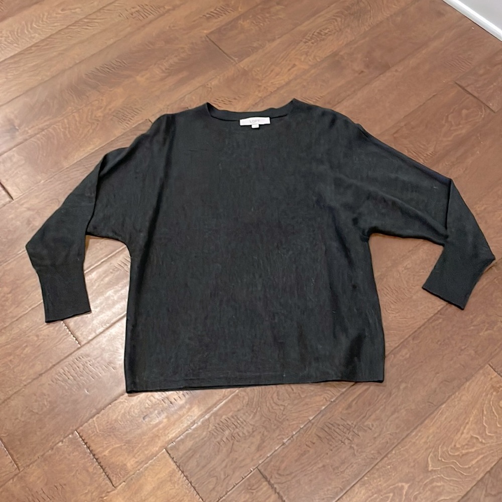 Loft charcoal sweater